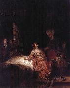 REMBRANDT Harmenszoon van Rijn, Joseph Accused by Potiphor-s Wife